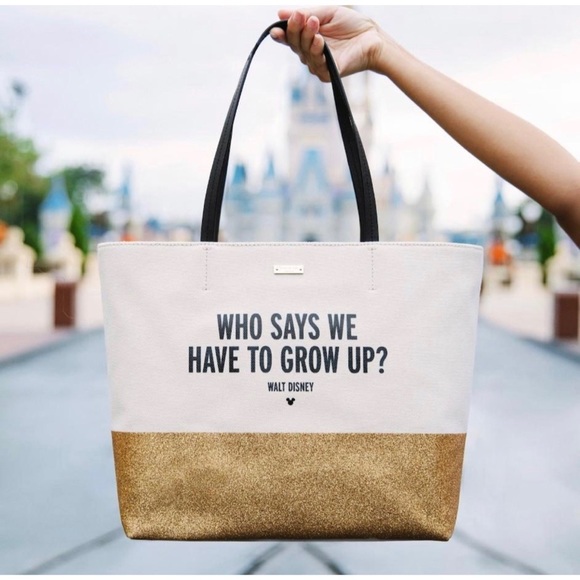 kate spade Handbags - New Kate Spade Walt Disney Peter Pan Grow Up Tote